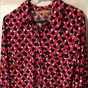 Ellen Tracy Red/White/Blue Dress